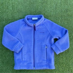Columbia Purple Kids Fleece Jacket